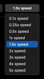 Boomerang for Mac speed settings